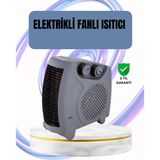 Mey İthalat® Fanlı Oda Isıtıcısı Termostat Kontrollü Soğuk Hava Üfleme Modu