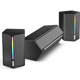 Mey İthalat Fıfıne Ampligame A22 Rgb Gaming Hoparlör - Subwoofer'lı Pc Ses Sistemi - 3.5mm Aux Girişli - Masaüstü ve Tv Uyumlu