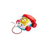 Mey İthalat Fisher-Price Geveze Telefon Fisher-Price Eğitici Geveze Telefon, Sürüklenebilir, Klasik, Çevirmeli Oyun Telefonu FGW66 FGW66