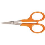 Mey İthalat Fiskars Kavisli Bıçaklı Manikür/nakış Makası, Toplam Uzunluk: 10 Cm, Sağ ve Sol Elini Kullananlar Için, Paslanmaz Çelik Bıçaklar/plastik Saplar, Klasik, 1005144