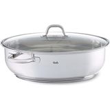 Mey İthalat Fissler 033 – 701 – 38 – 000/0 Edelstahlbraeter Indüksiyon, 38 cm Kızartma Tavası, 45 x 36,5 x 14,5 cm