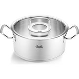 Mey İthalat Fissler Original Profi Collection Cam Kapak Kısa Tencere 24 cm