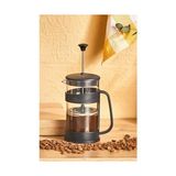 Mey İthalat French Press - Dayanıklı Malzeme Filtre Kahve ve Bitki Çayı Demliği 400 ml - Çok Renkli