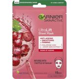 Mey İthalat Garnier Ultralift Yaşlanma Karşıtı Parlaklık Artırıcı Yüz Maskesi 28G (Ambalaj Değişebilir)