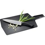 Mey İthalat Gefu 13975 Lavos Katlanabilir Kesme Tahtası, Plastik Mutfak Tahtası, Katlanabilir, 47 x 26 cm