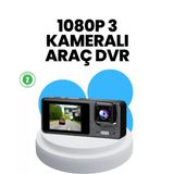 Mey İthalat® Geri Görüş Monitörlü Araç Kamerası | 2 İnç Ekran, Hareket Algılama