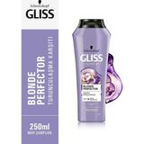 Mey İthalat Gliss Blonde Perfector Mor Şampuan 250 ml + Mor Maske 200 ml + 12-2 Titan Sarı Şampuan 2 Adet Saç Bakım Seti