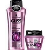 Mey İthalat Gliss Serum Deep-Repair Saç Şampuanı ve Saç Maskesi Seti