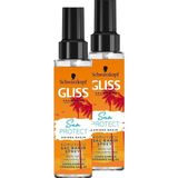 Mey İthalat Gliss Sun Protect Güneşe Karşı Koruyucu Saç Bakım Spreyi, 100 Ml, 2'li Set