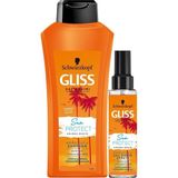 Mey İthalat Gliss Sun Protect Şampuan 525 ml + Koruyucu Saç Bakım Spreyi 100 ml Set