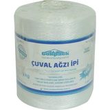 Mey İthalat Gökpack Çuval Ağzı Ipi Yüzde 100 Fibrilizeli Naylon Ip Beyaz 1000 gr 1 Adet