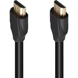 Mey İthalat Gold Uçlu HDMI Kablo, Siyah, 1.5 Metre, 4K Ultra Hd ve 1080P Full Hd Destekli, Tv, Projektör ve Oyun Konsolu ile Uyumlu