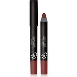 Mey İthalat Golden Rose Matte Lipstick Crayon No: 01 - Besleyici Nemlendirici Mat Kalem Ruj