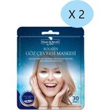 Mey İthalat Göz Çevresi Kırışıklık Şişkinlik Kaz Ayağı Giderici Maske 30 Lu 2 Paket, MLH350050