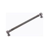 Mey İthalat Gümüş 256 mm Metal Dayanıklı Talas Antik Tırtıklı Kulp Kapak Kulpu Kulpları Mobilya Çekmece Dolap - Çok Renkli - Standart