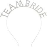 Mey İthalat® Gümüş Kaplama Kristal Taşlı Team Bride Taç 16X17 Cm