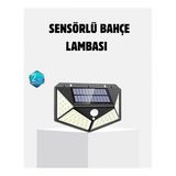 Mey İthalat® Güneş Enerjili 100 LED Dış Mekan Lamba – Hareket Sensörlü, 2200mAh Bataryalı Solar Aydı