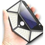 Mey Ithalat® Güneş Enerjili Bahçe Lambası 100 LED Bahçe Lambası Bahçe Aydınlatma - Renkli