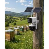 Mey İthalat® Güneş Enerjili Çiftlik Kamerası 9Mp 4G Sım Kartlı Solar Güvenlik Kamerası 2 Yıl Garantili