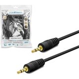 Mey İthalat Hadron HDX1018 3.5mm Aux Kablosu 10 Metre, Altın Kaplama Uçlu Erkek To Erkek Stereo Ses Kablosu - Hoparlör, Pc, Tv, Projeksiyon, Amfi ve Ses Sistemleri ile Uyumlu (Siyah)