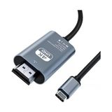 Mey İthalat HDMI Çevirici Usb-C - Hdmı, 4K 30Hz, 200 cm Adaptör, Thunderbolt Type-C - 2 Metre Kablo, ZR853 - Çok Renkli