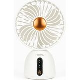 Mey İthalat Hepu HP-F07 USB Şarjlı Sessiz Masaüstü Mini Fan 360° Ayarlanabilir Gövde Vantilatör
