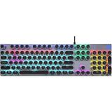 Mey İthalat Hp GK400Y Rgb Gaming Oyuncu Klavyesi Brown Kahverengi Switch Tam Boy Ingilizce Q
