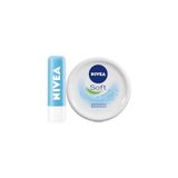 Mey İthalat Hydro Care Dudak Bakım Kremi 4,8 G + Soft Nemlendirici Bakım Kremi 300 ml - Çok Renkli