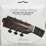 Mey İthalat Ibanez Tel Seti 6 String Hard Gerginlik Için - .0285/.0327/.0410/.030/.036/044 Şeffaf Naylon/gümüş Kaplama Sargı (ICLS6HT), .0285/.0327/.0410/.030/.036/.044