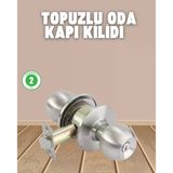 Mey İthalat® İç Ve Dış Mekan Uyumlu Giriş Tipi Topuzlu Kilit
