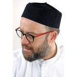 Mey İthalat Ihvan Online Kubbeli Sert Kalıp Takke - Siyah Siyah 58