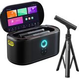 Mey İthalat Ikarao Partybox Mikrofon Standlı Shell S1 280W Karaoke Bluetooth Hoparlör Seti