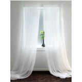 Mey İthalat Ikea Lill Perde Çifti Beyaz (280 cm x 300 Cm)