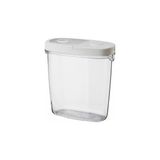 Mey İthalat Ikea Vakumlu Kapaklı Saklama Kabı Beyaz Silikon Kauçuk Beyaz 8X18 cm 1 Adet Orta Boy