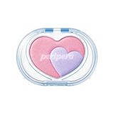 Mey İthalat Iki Renkli Kalp Tasarımlı Yoğun Işıltılı Highlighter Heart Pocketbeam 02 Cool Lighting - Çok Renkli
