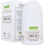 Mey İthalat INCIA%100 Doğal Roll On Deodorant Kadınlar Için Ter Kokusu Önleyici Lekesiz 50 ml