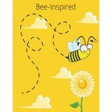 Mey İthalat Independently Published Bee-Inspired: Sketch Pad For Kids: A Large Sketchbook For Kids With 110 Premium White Pages | Perfect For Drawing, Coloring, Sketching And More