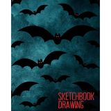 Mey İthalat Independently Published Halloween Sketchbook: Size 8”X10”, Cream Paper 120 Pages, Theme Ghost Bat Halloween.