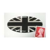 Mey İthalat Ingiltere Bayrağı 3D Sticker, 7.3 cm x 3.3 cm Oval, Suya Dayanıklı, Solmaz ve Yıpranmaz Parlak - Çok Renkli
