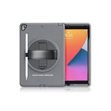 Mey Ithalat® iPad 10.2 (7.nesil) Kılıf Hand Strap Tablet Kılıfı - Gri