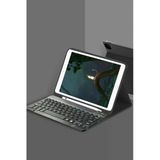 Mey Ithalat® iPad Pro 12.9 (2024) Kılıf KC01 Smart Klavyeli Tablet Kılıfı - Siyah