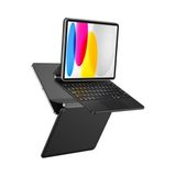 Mey İthalat iPad Pro 13INÇ M4 ile Uyumlu Kılıf Magic Keyboard Touchpad Aydınlatmalı Klavye A2925 A2926 A3007 - Çok Renkli