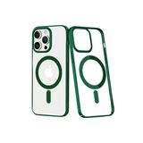 Mey İthalat® Iphone 14 Pro Max Kılıf Element Magneticsafe Sert Kapak - Köknar Yeşili