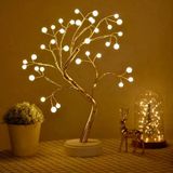 Mey İthalat® Işıklı Ağaç İnci Led Dekoratif Masa Üstü Led Işık Vitrin