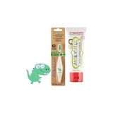 Mey İthalat Jack N' Jıll Jack N Jill Bebek Çocuk Diş Seti (Dino Diş Fırçası + Çilek Aromalı Macun 50G)