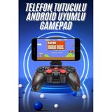 Mey İthalat® Joystik Gamepad Bluetooth Telefon Tutucu Oyun Kolu Telefon Android Uyumlu
