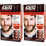 Mey İthalat Just For Men Control Gx 4 Ounce Sakal Yıkama Kutulu (118 Ml) (2 Paket)