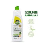 Mey İthalat Just Green Organic Elde Bulaşık Deterjanı; Okaliptüs ve Lime Yağlı Bitkisel Bazlı Bulaşık Sıvısı, Hipoalerjenik, Vegan, Ecocert Sertifikalı, 750 ml - Çok Renkli