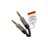 Mey İthalat Kabeldirekt – Aux Kablosu, 3,5mm Jak Kablosu – 1,5m – Kırılmaya Dayanıklı Metal Fişler – 0,3-10M Arasında Mevcut (Ses/kulaklık Kablosu/aux Kablo, Pc/dizüstü Bilgisayar, Araba ve Hifi, Siyah)