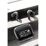 Mey İthalat® Kablosuz Bluetooth Kulaklık Ekranlı Uzun Şarj Süreli Anc Destekli